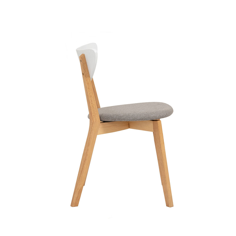 Harper Dining Chair - Modern Wooden Dining Room Chair with Upholstered Seat - Perfect for Kitchen, Dining Room, and Home Office Use