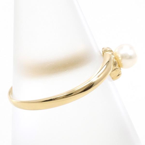 18K Yellow Gold Pearl Ring for Women - Elegant & Timeless Jewelry Gift for Wedding, Anniversary & Special Occasions