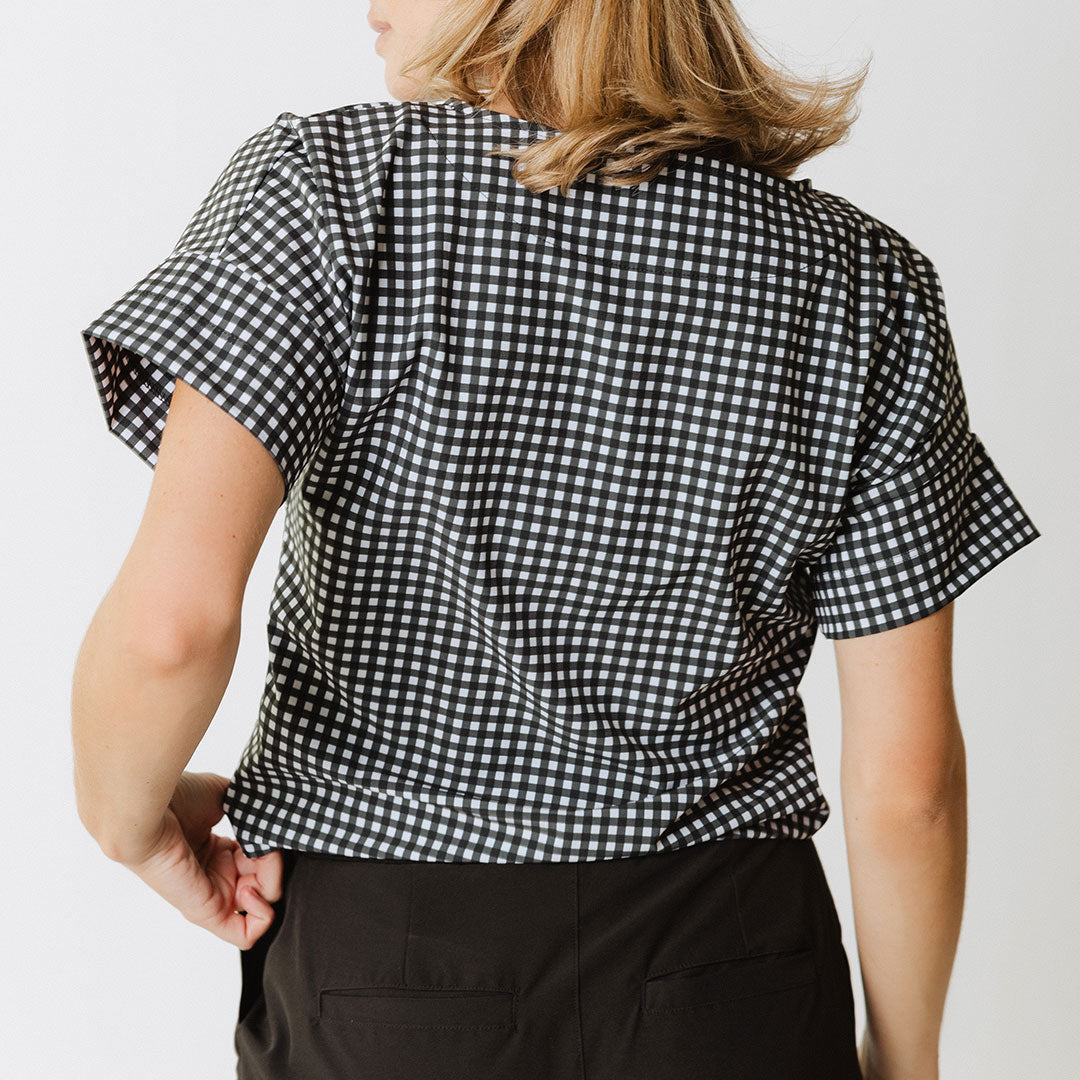 Boss Tee - Premium Black Checkered Men's T-Shirt | Casual & Business Wear | Perfect for Office, Dating & Weekend Outfits