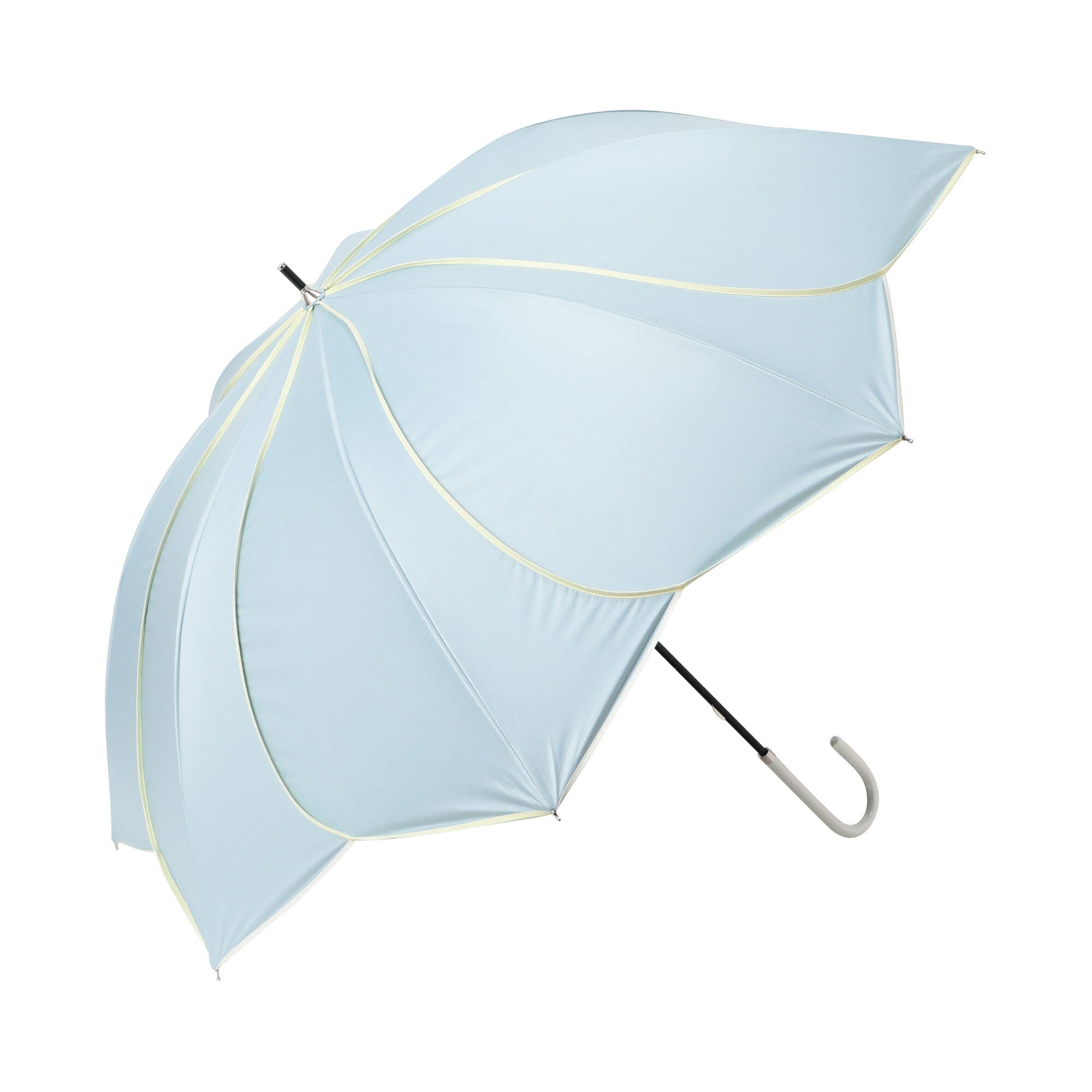 Dual-Tone Long Umbrella 58cm Green - UV Protection & Waterproof for Sunny and Rainy Days - Perfect for Outdoor Activities, Beach, and Commuting
