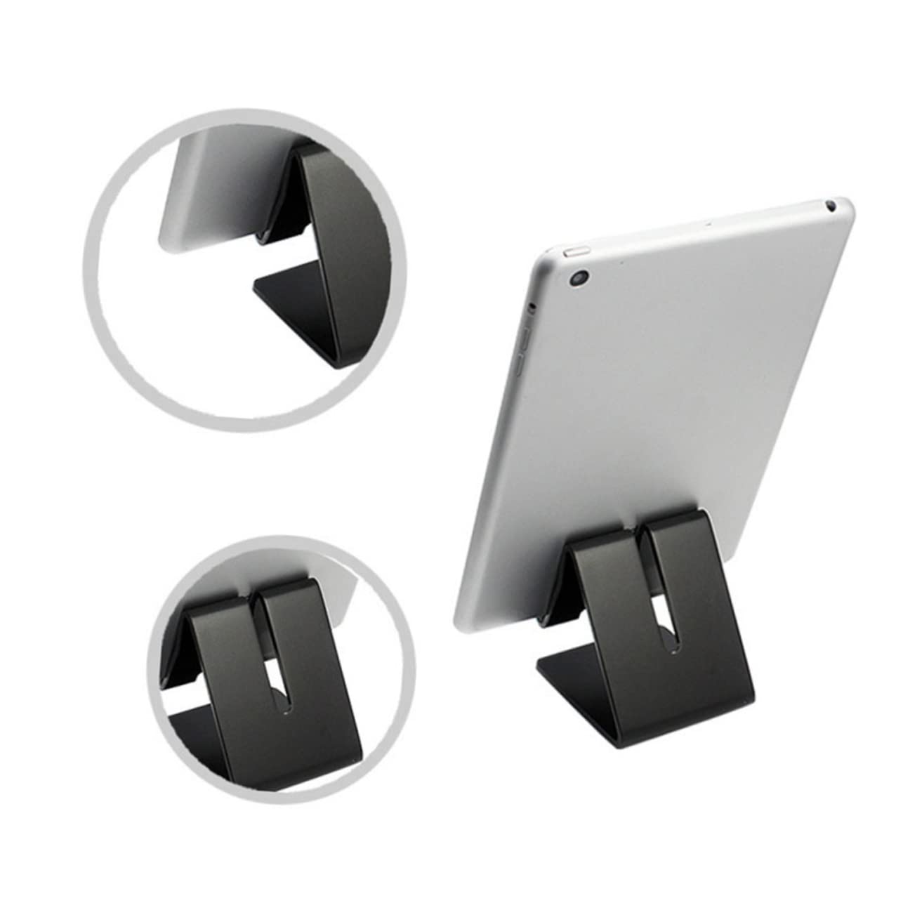 Uonlytech 2-Pack Stable Phone Stand Holder - Secure & Adjustable for Smartphones & Tablets - Perfect for Lazy Viewing, Desk Work, and Hands-Free Video Calls