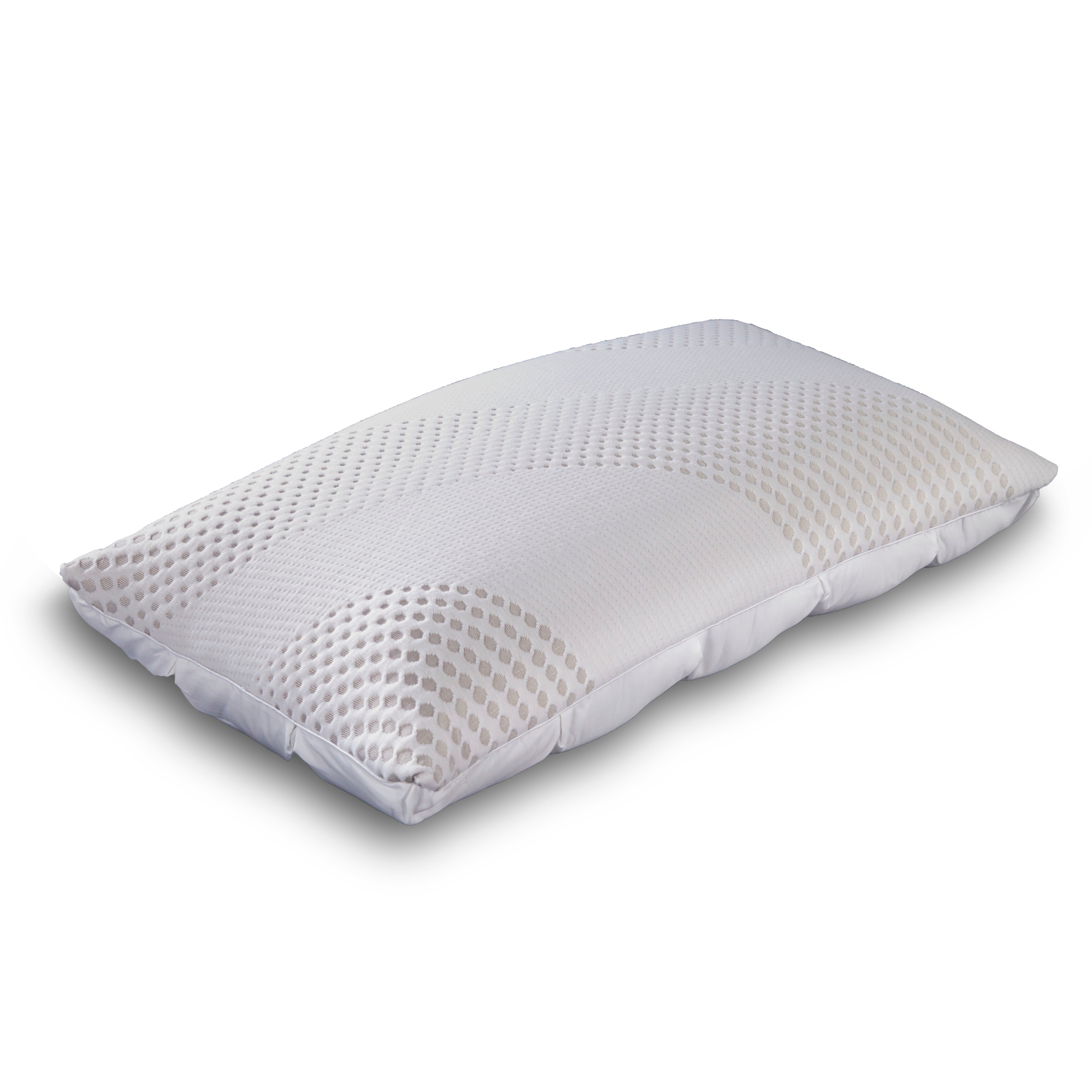 PureCare SoftCell Select Pillow - Adjustable Hypoallergenic Pillow with Antibacterial Protection for Side, Back & Stomach Sleepers - Perfect for Home, Travel & Hotel Use