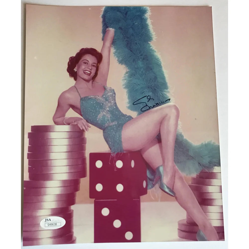 Cyd Charisse Signed 8x10 Photo with JSA COA - Authentic Autograph from Singin' in the Rain Star - Perfect for Movie Memorabilia Collectors & Classic Film Fans