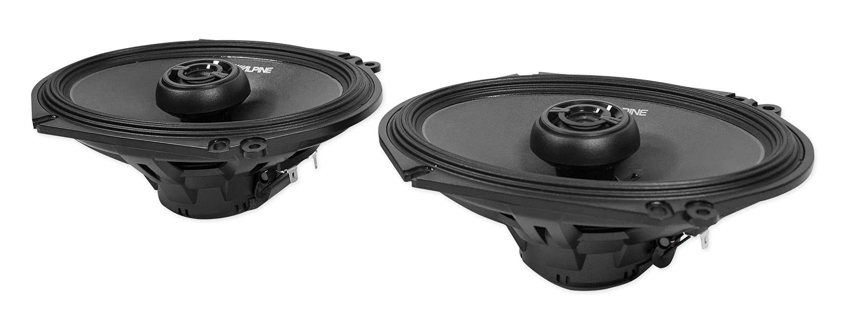Alpine R-S68 300 Watt 6x8 Inch 2-Way Coaxial Car Speakers - Premium Sound for Cars, Trucks & SUVs - Perfect for Road Trips & Music Lovers