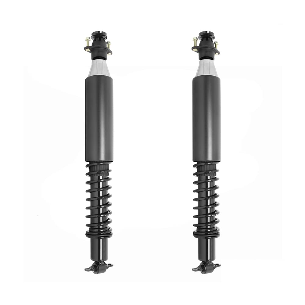 Rear Air Suspension to Passive Gas Shocks Absorbers with Coil Springs Conversion Kit Replacement for 2000-2005 Buick LeSabre (Pair) - Smooth Ride Upgrade for Classic Cars