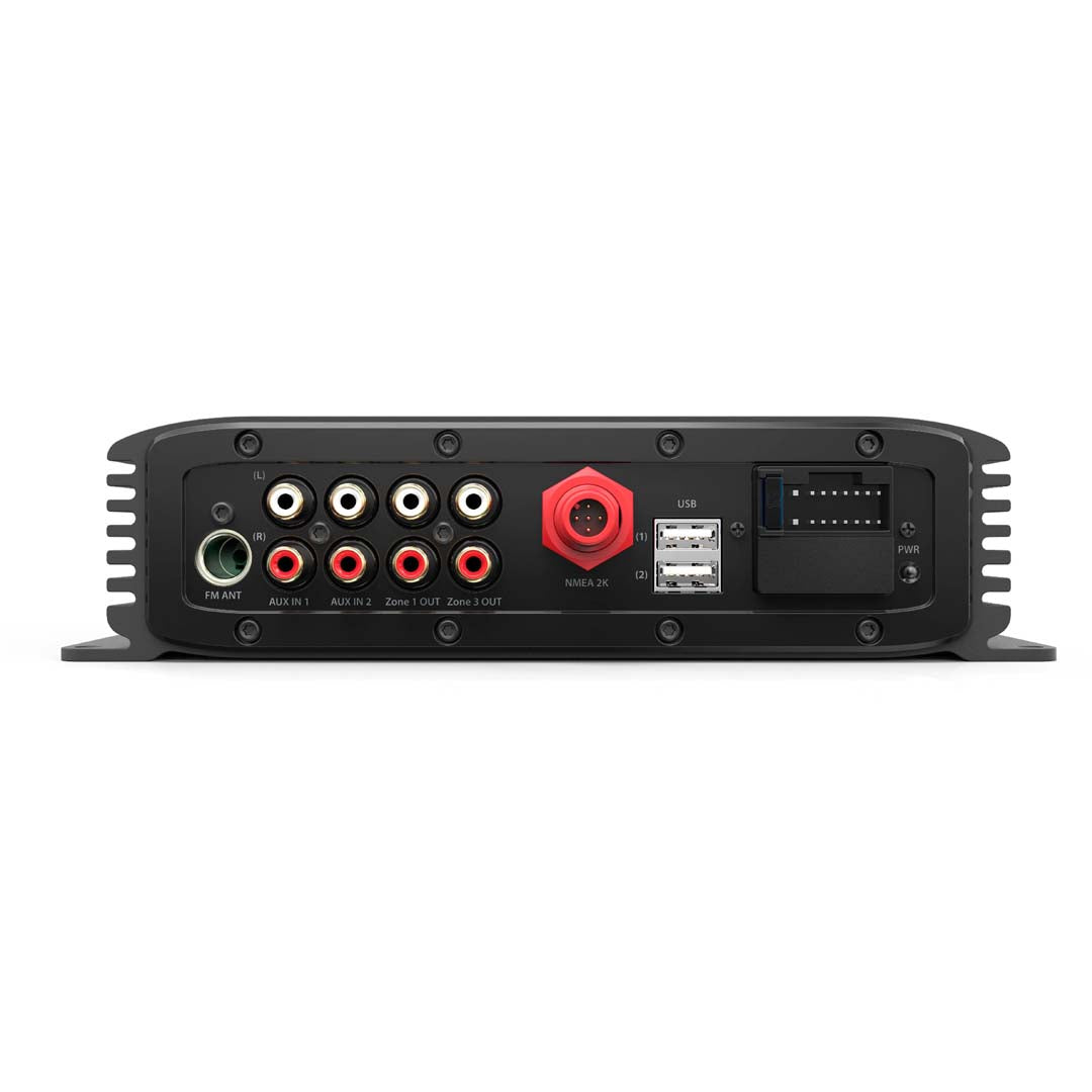 JL Audio MM80 HR MediaMaster Marine Hideaway Receiver - Waterproof Marine Stereo System for Boats, Yachts & Outdoor Use