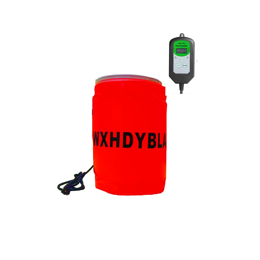 WXHDYBLANKET 5 Gallon Bucket Heater with Digital Temperature Control - Honey Heater, Pail Band Heater & Barrel Heater for 15 Gallon Drums - Perfect for Home Brewing, Maple Syrup Production & Industrial Use