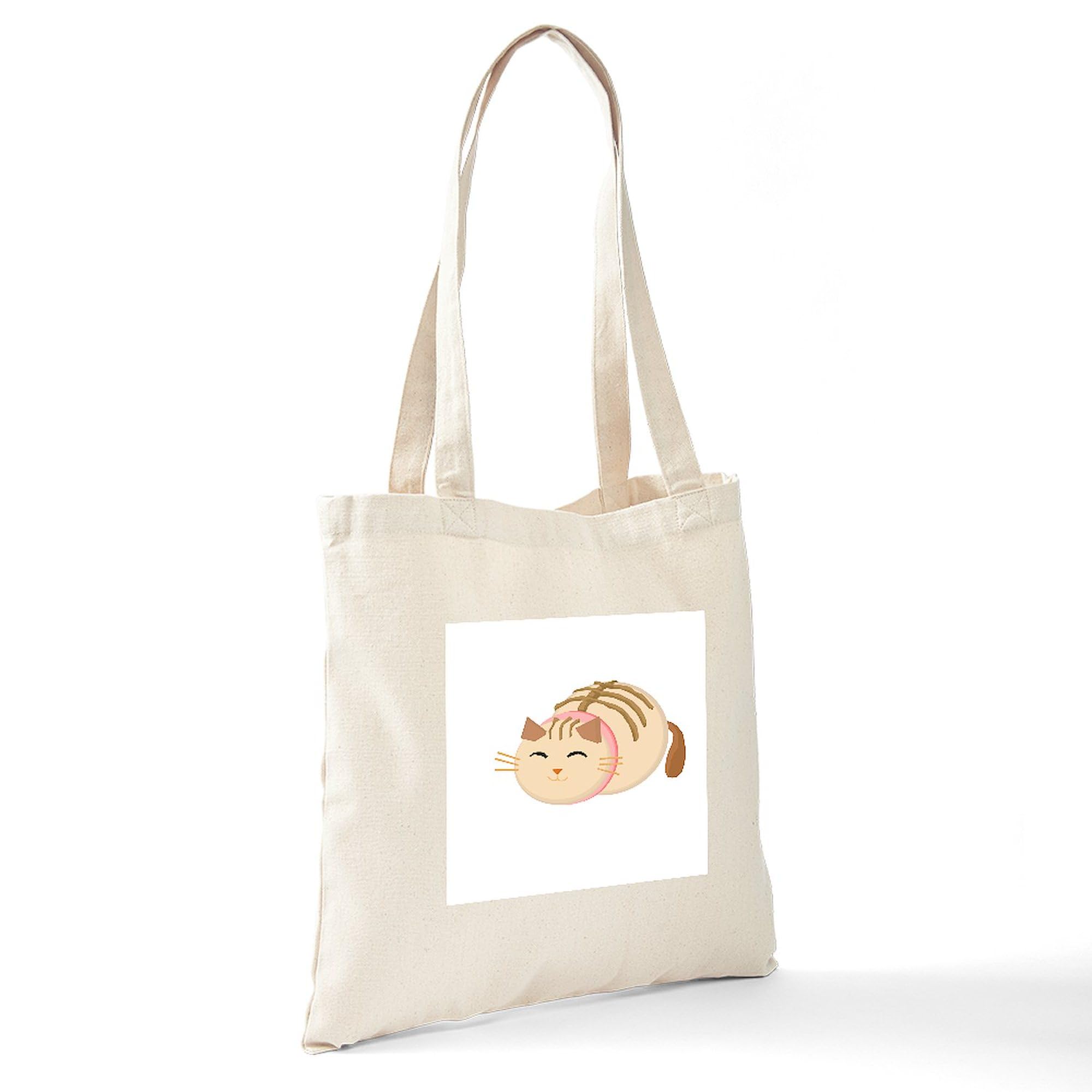 Sushi Cat Tote Bag - Natural Canvas Reusable Shopping Bag for Groceries, Beach & Everyday Use | Eco-Friendly & Durable