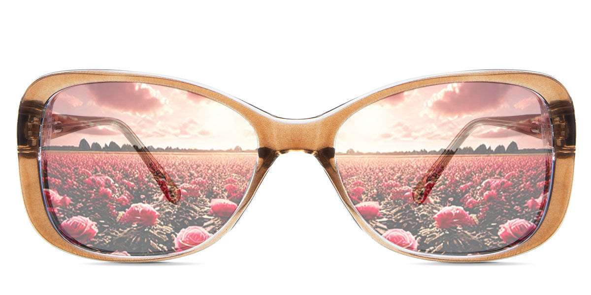 Lois Women's Prescription Tinted Glasses - Stylish & UV Protection for Reading, Driving & Outdoor Activities