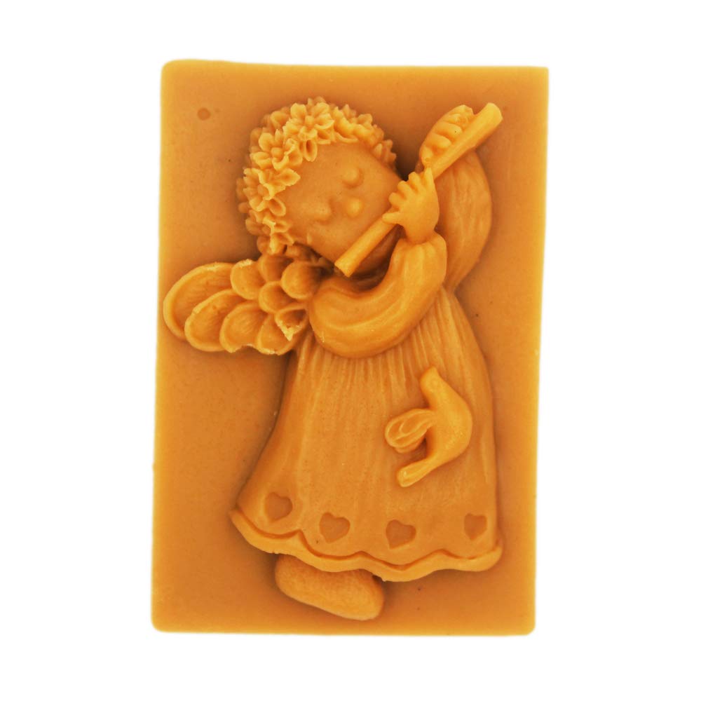 Fluting Girl Angel Silicone Soap Mold - DIY Handmade Soap Making Kit for Crafters | Perfect for Homemade Soaps, Candles & Bath Bombs