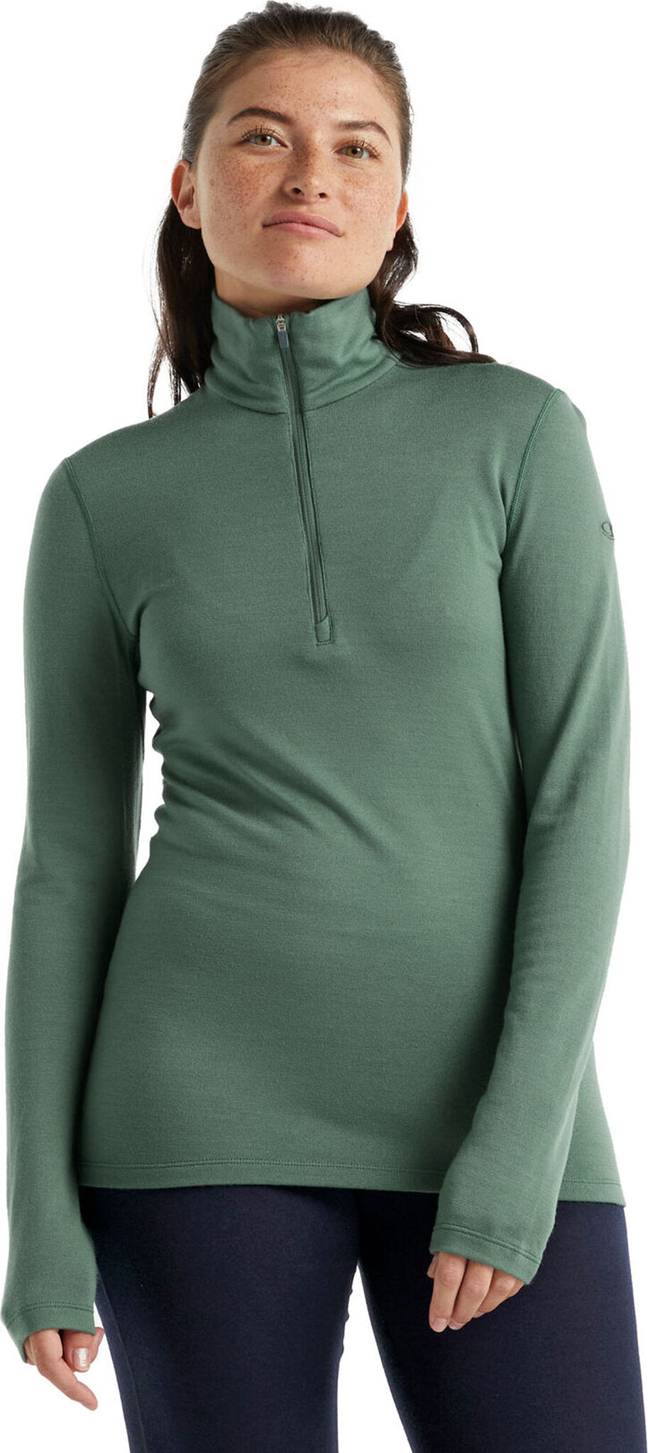 260 Tech LS Half Zip Base Layer for Women - Thermal Long Sleeve Shirt for Cold Weather | Workout, Hiking & Outdoor Activities