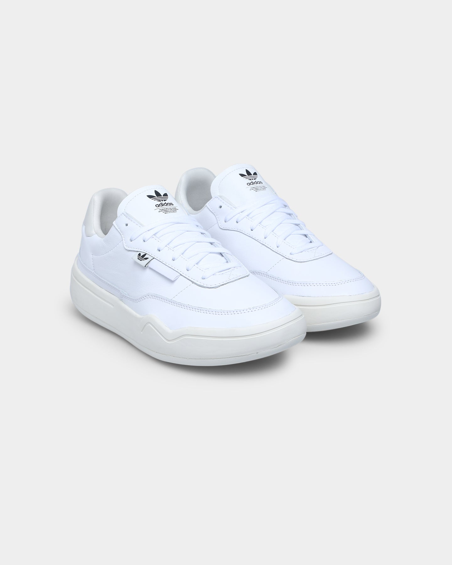 Adidas Women's Her Court Tennis Shoes - Cloud White/Off White | Lightweight & Comfortable for Casual Wear, Running & Gym Workouts