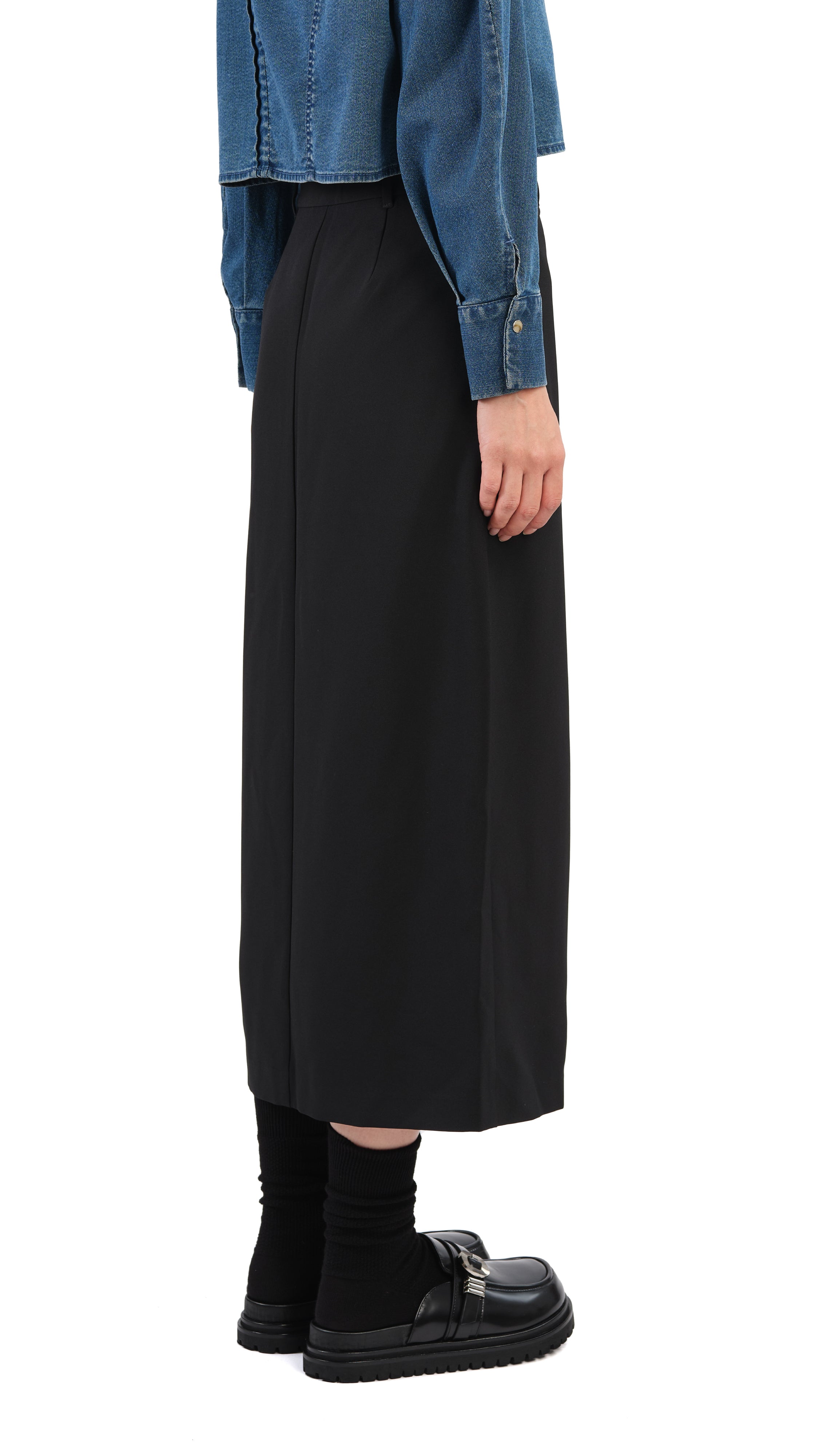 Elegant High Waist Pencil Skirt with Side Slit - Women's Office & Party Bodycon Dress for Work, Cocktail & Formal Events