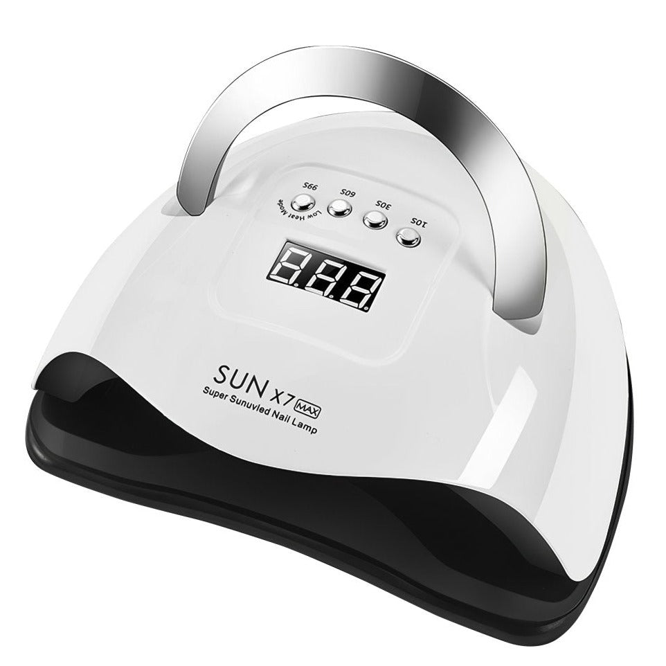 Sun X7 Max 180W Professional LED UV Nail Dryer Lamp - Fast Curing for Gel Nail Polish, Acrylic Nails - Perfect for Home Salon, Nail Art & Manicure/Pedicure