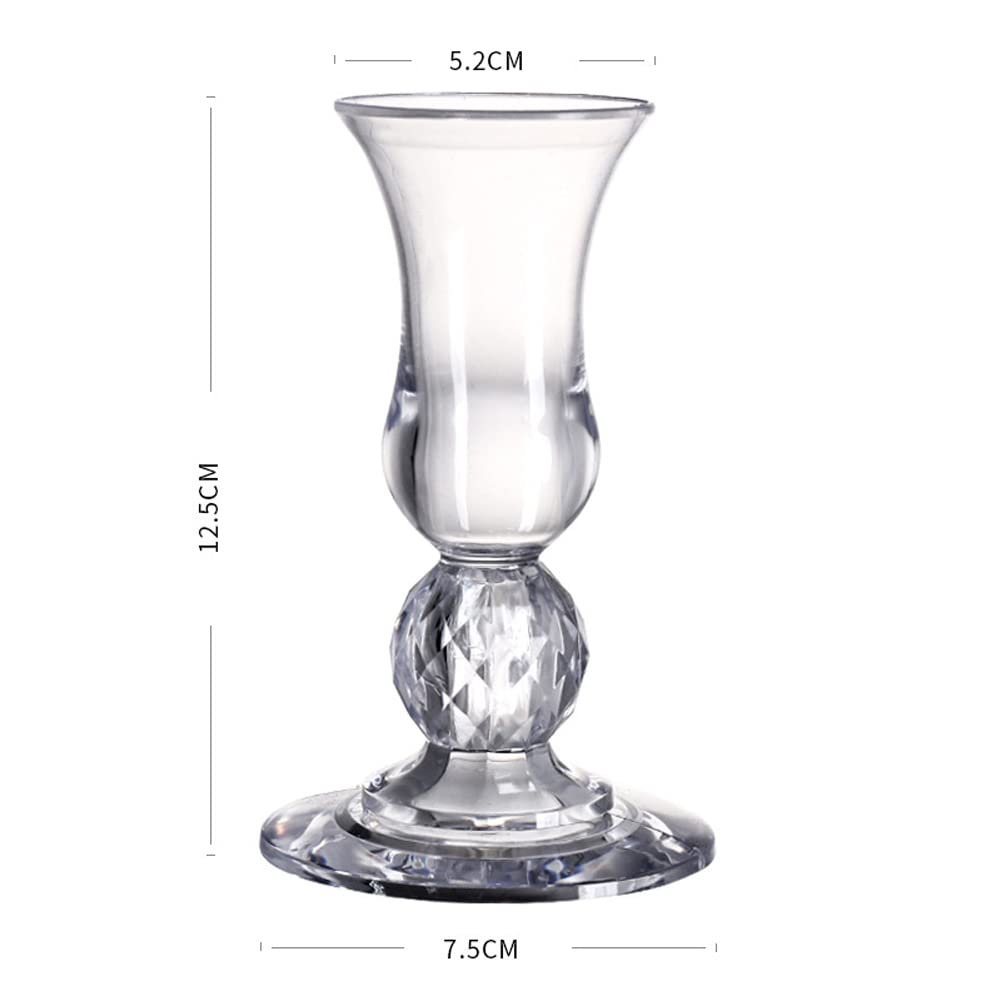 2Pcs Clear Acrylic Fruit Forks & Cup Holder - Cocktail Toothpick Forks for Desserts, Appetizers, Cakes - Perfect for KTV, Bistro, Restaurant, Hotel, Coffee Shop, Bar & Home Parties - Elegant Tableware for Entertaining Guests
