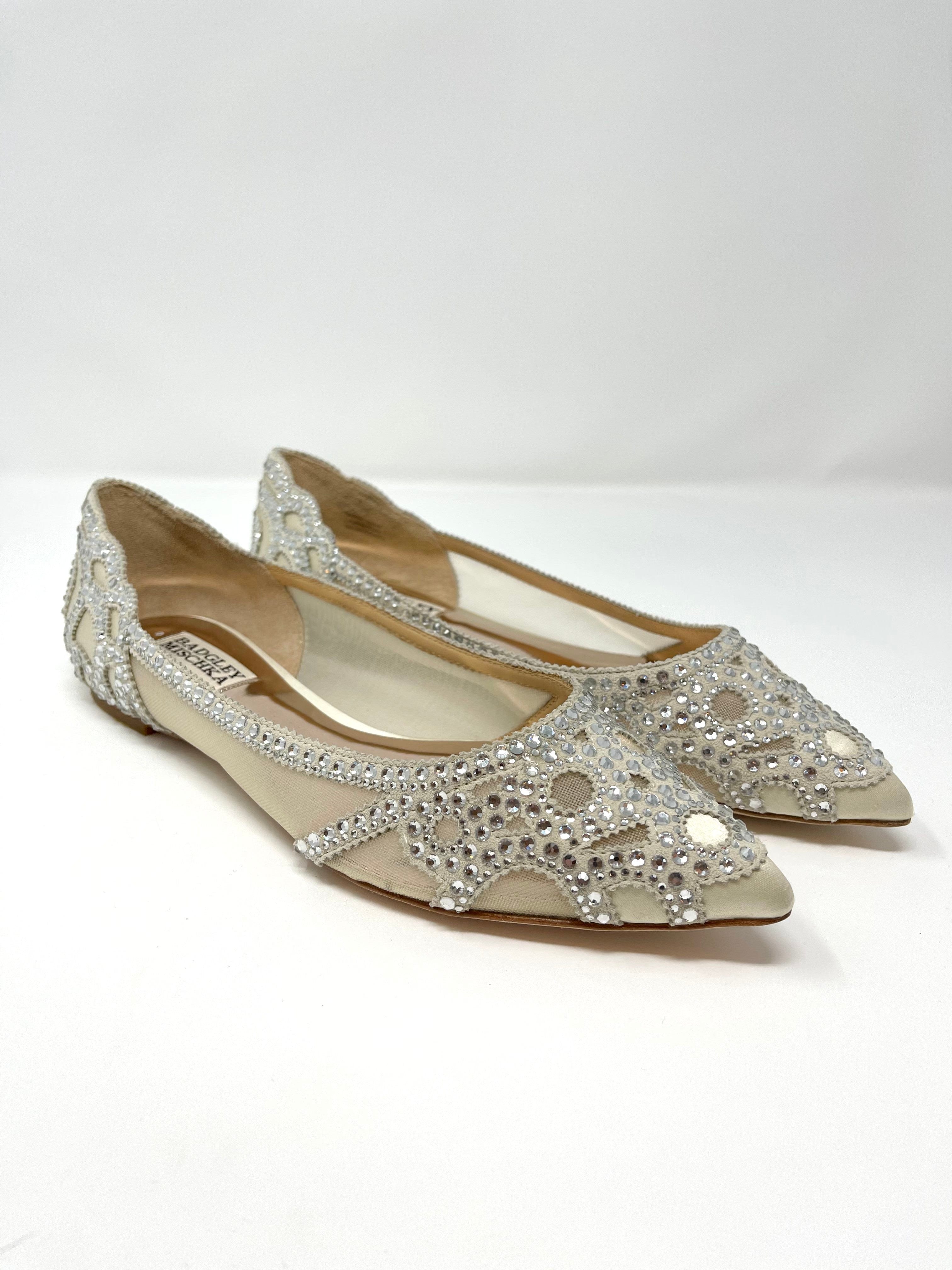 Badgley Mischka Gigi Women's Heels Size 7 - Elegant Evening Shoes for Weddings, Parties & Special Occasions