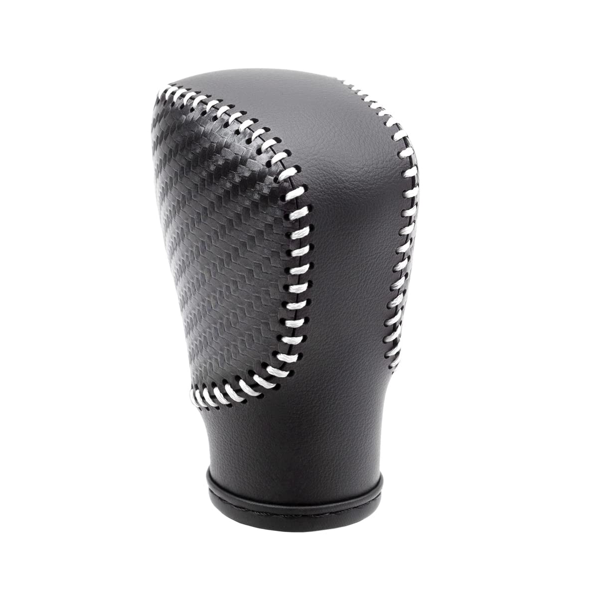 Premium Genuine Leather Gear Shift Knob Cover for Honda Accord 10th Gen (2018-2022), Civic (2022-2023), CR-V (2023), HR-V (2023) - Car Interior Accessories Upgrade for Comfort & Style