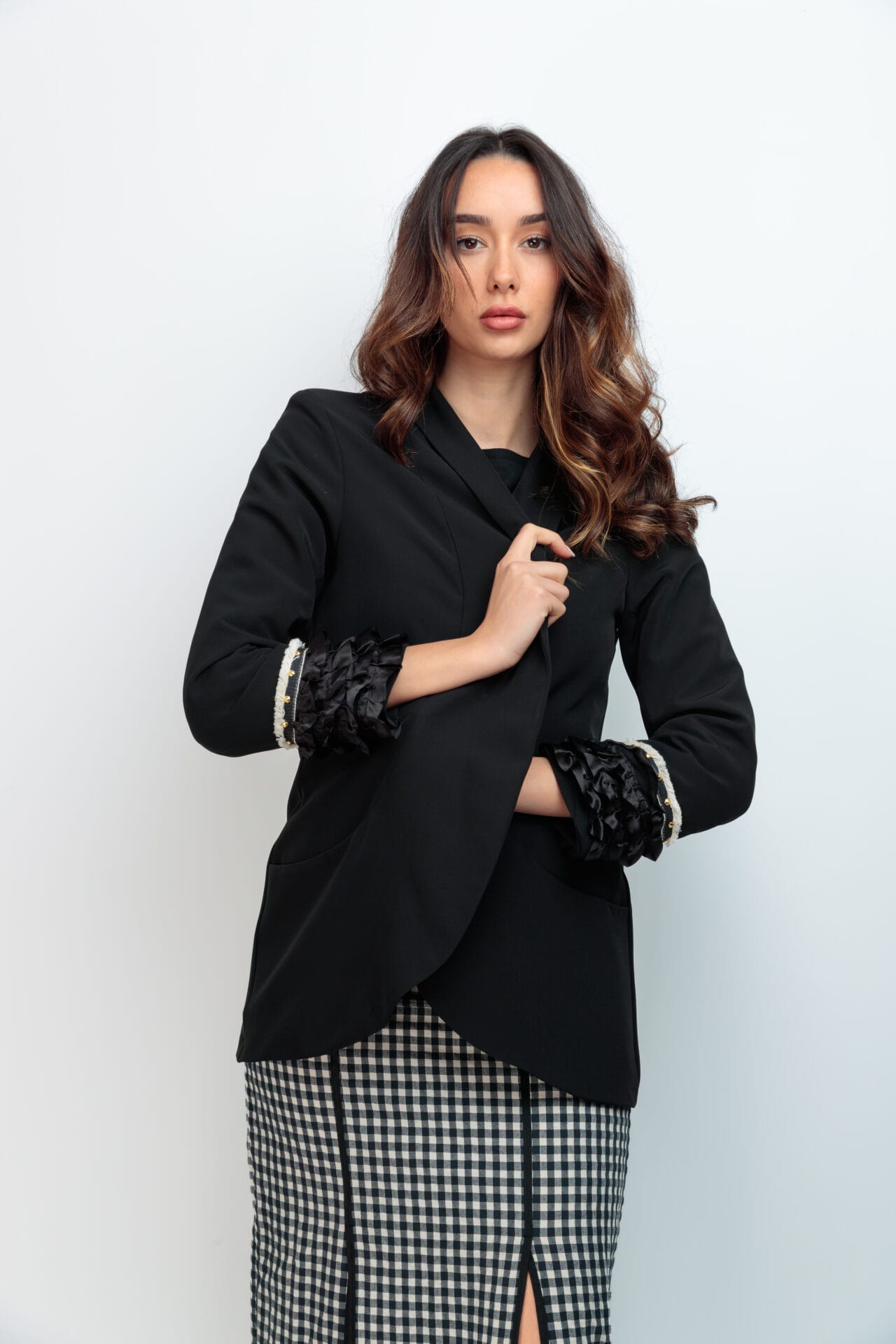 Elegant Smoking Blazer for Women - Stylish and Unique Fashion Jacket for Parties, Weddings & Formal Events