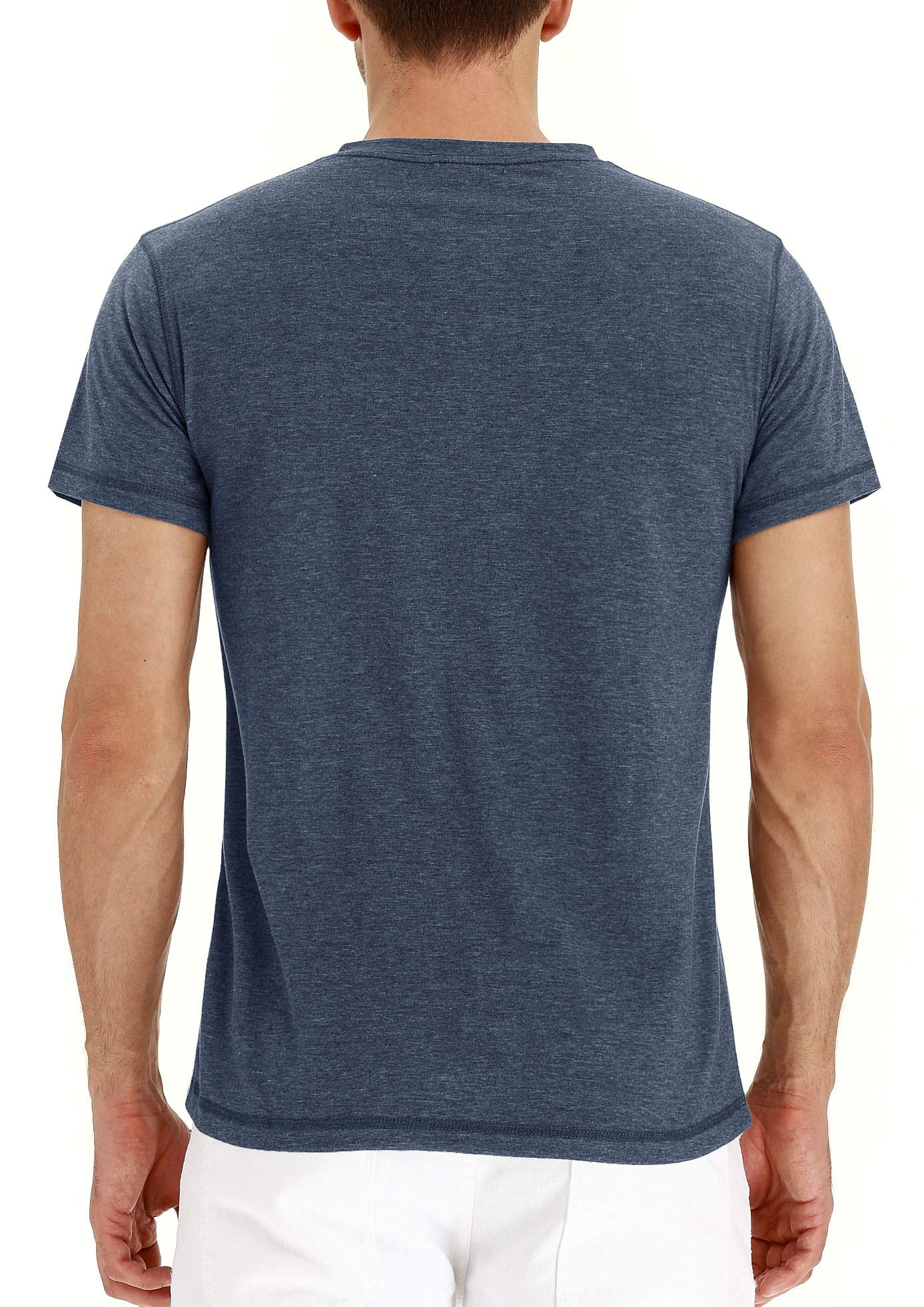 Men's Casual Henley T-Shirt - Long & Short Sleeve Button Placket Shirt | Comfortable Basic Tee for Everyday Wear, Date Night & Weekend Outfits