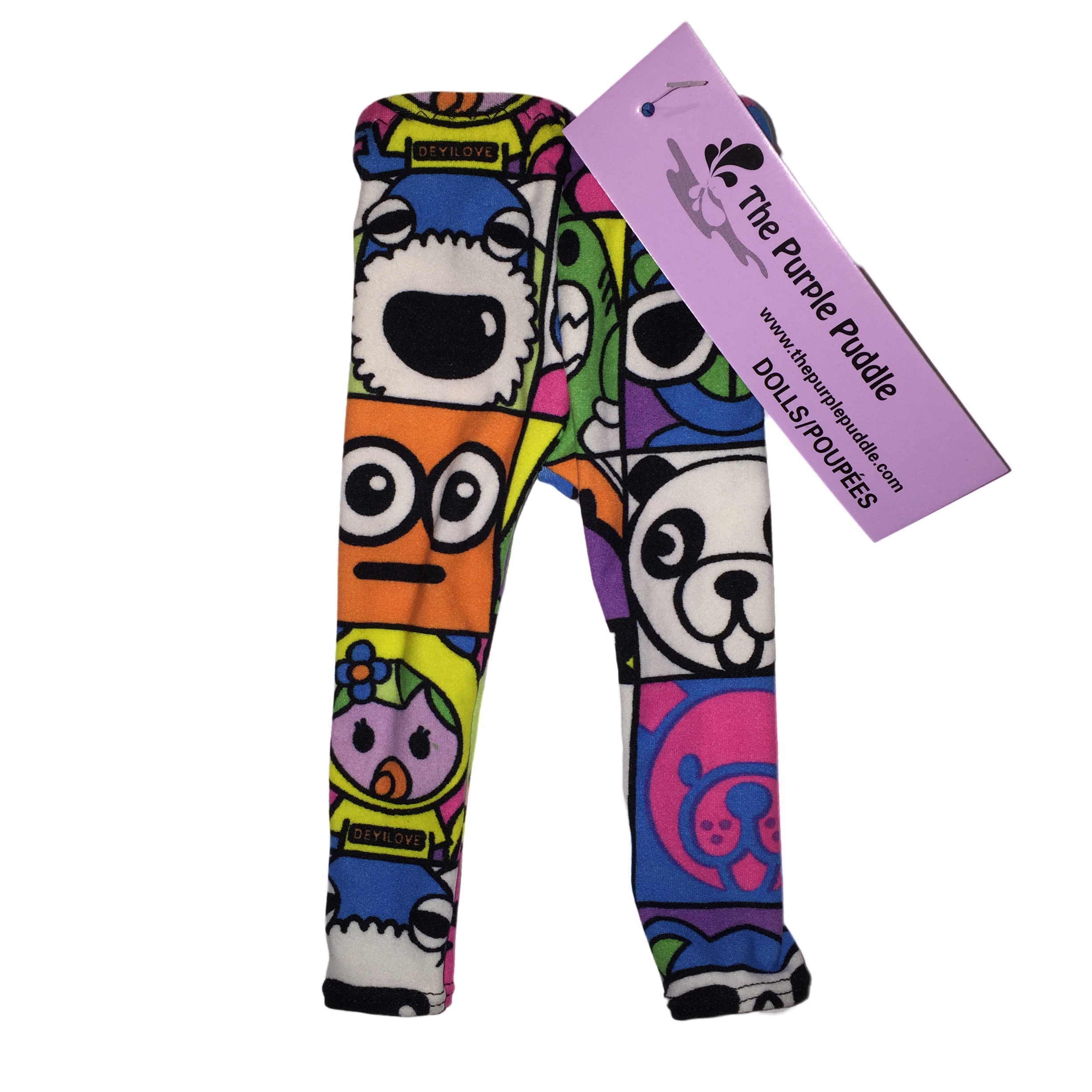Forever Young Doll Leggings for Women - Trendy High Waisted Stretchy Yoga Pants - Perfect for Workouts, Yoga, and Casual Wear