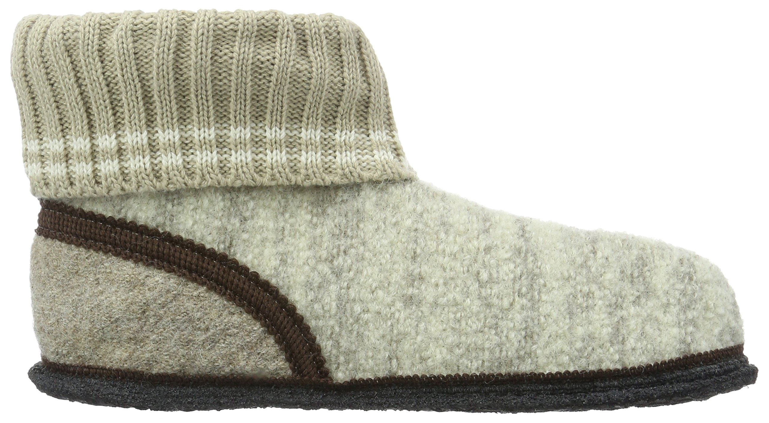 Beck Unisex Kids Low-Top Slippers - Soft Indoor House Shoes for Boys & Girls, Beige, EU 36 - Perfect for Home, Nursery & Preschool Comfort
