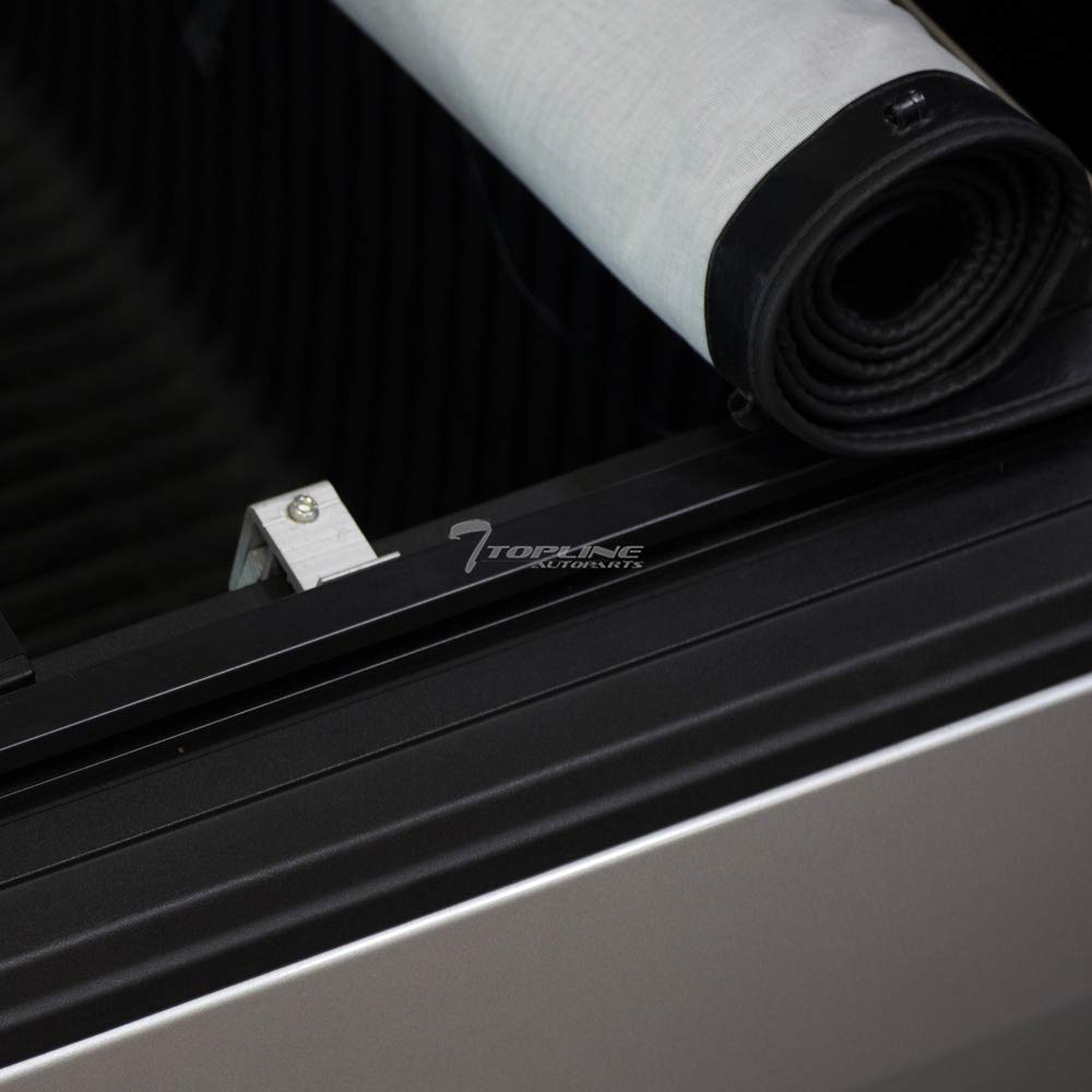 Snap On Soft Vinyl Truck Bed Tonneau Cover for 2000-2004 Dodge Dakota 5.5 Ft (66