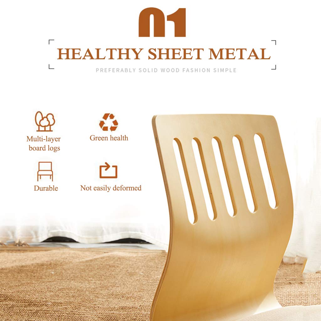 Comfortable Tatami Floor Chair - Japanese & Korean Style Backrest Legless Chair for Dorm, Bedroom & Bay Window | Perfect for Relaxing, Reading & Small Space Living