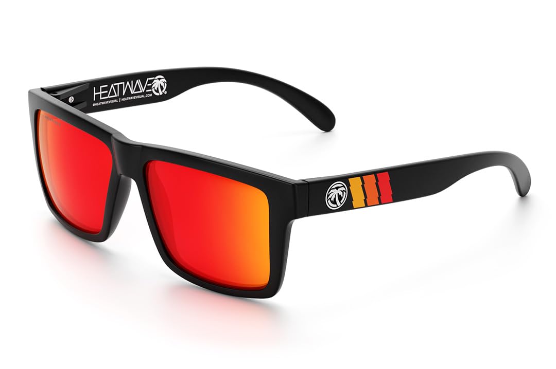 Heat Wave Visual Vise Sunglasses - Polarized UV Protection for Men & Women - Perfect for Driving, Beach, and Outdoor Activities