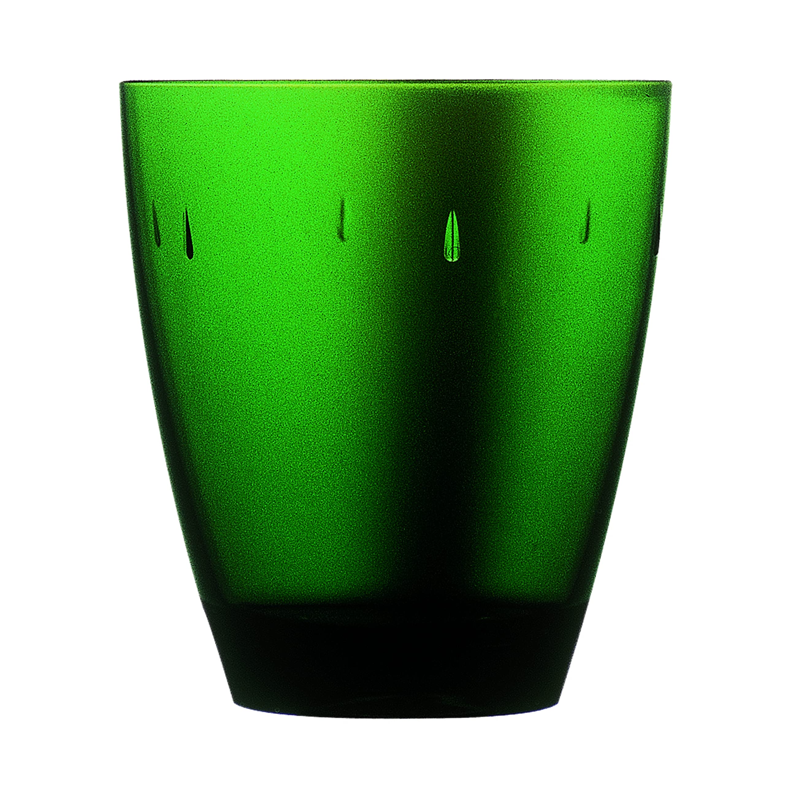 Premium MEPRA Polycarbonate Emerald Tumbler Set - 6 Pcs, BPA-Free, Durable & Insulated Drinking Glasses for Coffee, Tea, Juice - Perfect for Home, Office, Camping & Outdoor Activities