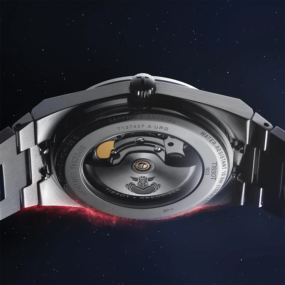 PRX Powermatic 80 Automatic Watch - 40mm Blue Dial Stainless Steel Bracelet - UFO Robot Grendizer Limited Edition - Perfect for Men's Dress, Business & Casual Wear