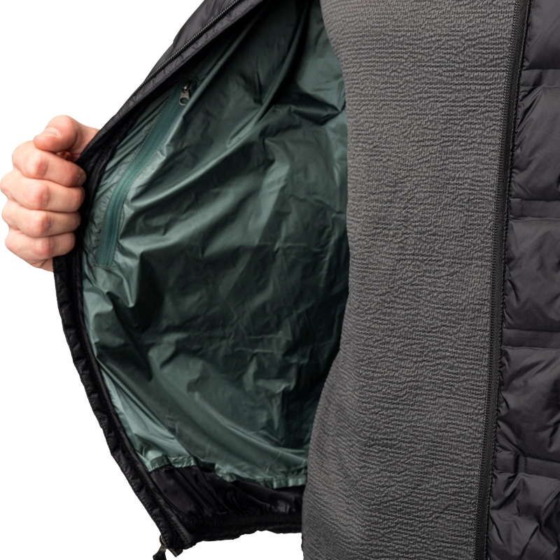 Bauer FLC Packable Puffer Jacket for Men - Lightweight Winter Coat, Water-Resistant, Warm Insulated Hooded Jacket - Perfect for Outdoor Activities, Hiking & Travel