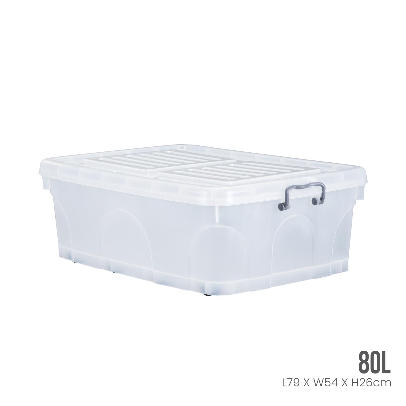 CUTEDY Storage Box with Wheels (9808) - Portable Organizer for Home, Office, and Travel - Durable Plastic Container for Easy Moving and Storage