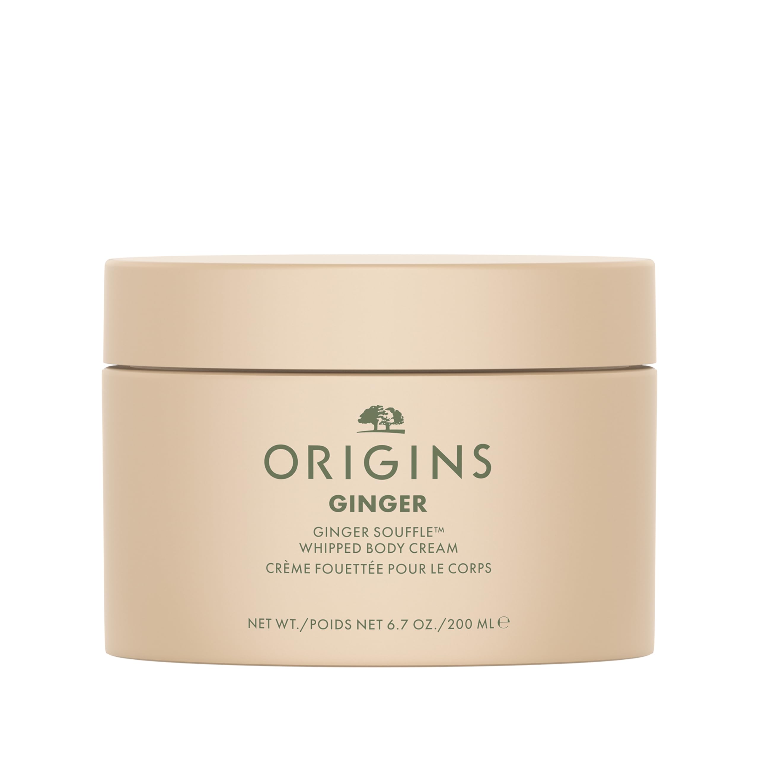 Origins Whipped Body Cream Souffle with Ginger - Hydrating & Nourishing Moisturizer for Dry Skin - Perfect for Daily Use & Spa Nights