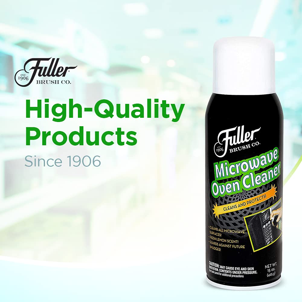 Fuller Brush Microwave Oven Cleaner - Commercial Micro Foam Cleaning Spray & Deodorizer for Convection Ovens, Turbo Ovens & Kitchen Appliances | No Fumes, Removes Grease & Odors | Perfect for Deep Cleaning & Maintaining Sparkling Kitchens