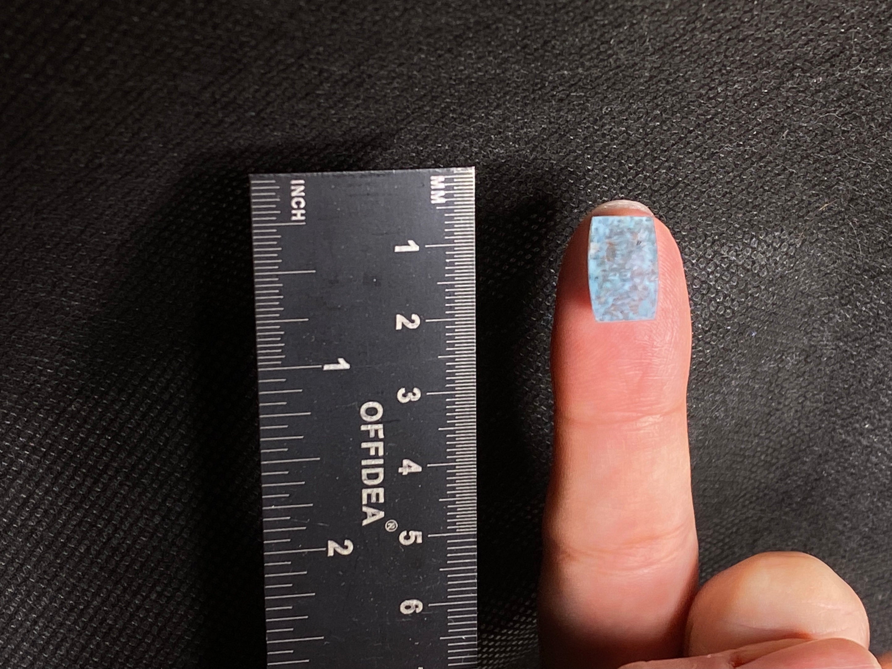 GILALITE Cabochon - Medusa Paraiba Quartz Solid Blue Rectangle Gemstone for Jewelry Making (43996) | Perfect for Pendants, Rings & DIY Craft Projects
