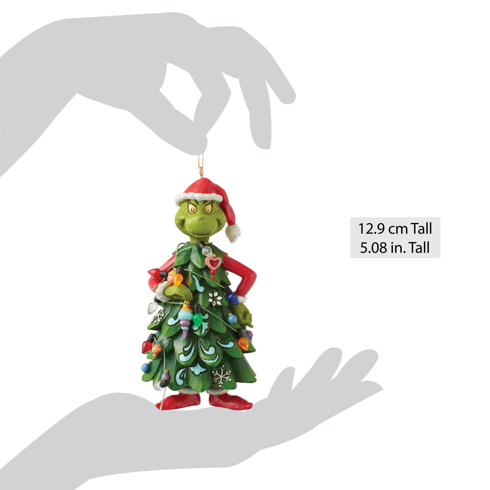 Grinch Christmas Tree Ornament - Festive Holiday Decor for Xmas Tree, Home & Office - Perfect for Holiday Parties & Gift Giving