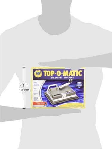 Premium Top-O-Matic Automatic Cigarette Rolling Machine - Fast & Easy DIY Cigarette Maker for Smokers - Perfect for Home Use, Travel & Outdoor Activities