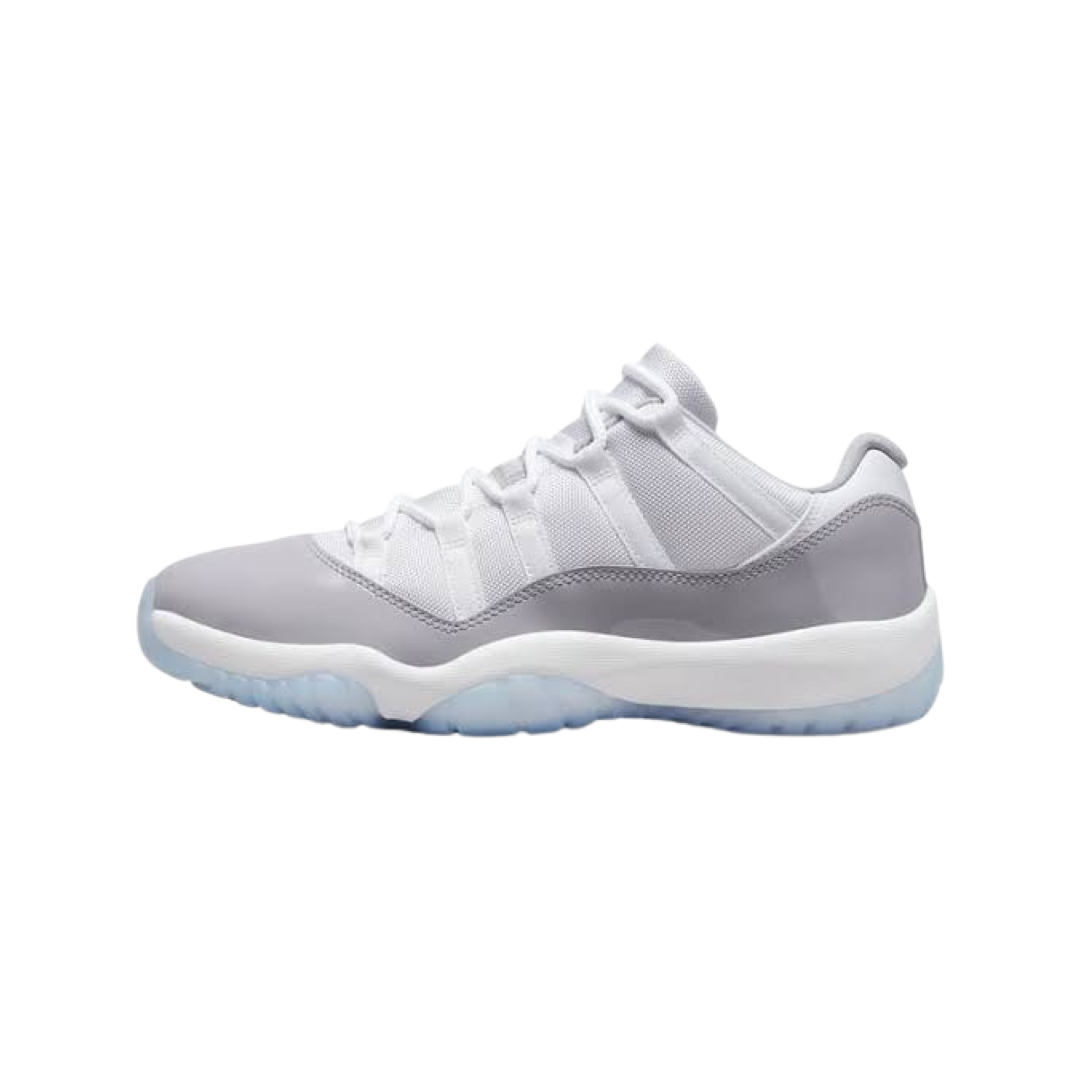 Air Jordan 11 Low Sneakers - White Cement Grey & University Blue (AV2187-140) | Men's Basketball Shoes for Casual Wear & Street Style