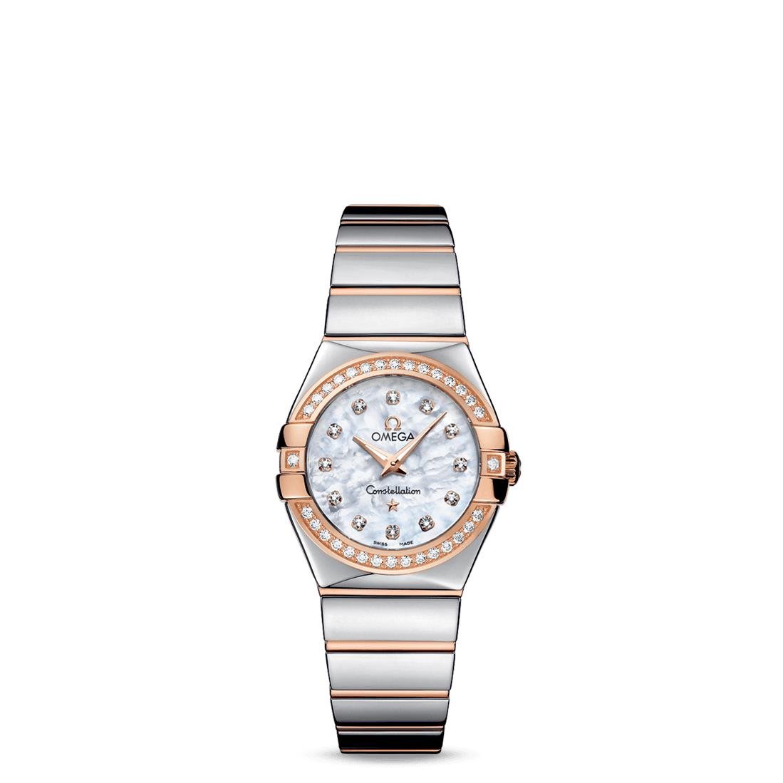 Omega Women's Constellation 12325276055005 Watch - White Mother of Pearl Dial, Swiss Luxury Timepiece for Business, Evening & Special Occasions