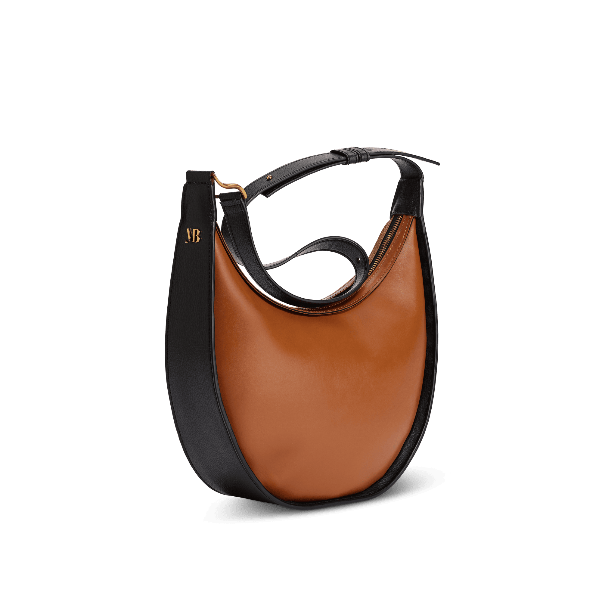 Loulou MIRUM® Vegan Leather Handbag in Cognac Brown | Stylish & Sustainable Crossbody Purse for Women | Perfect for Work, Travel & Everyday Use