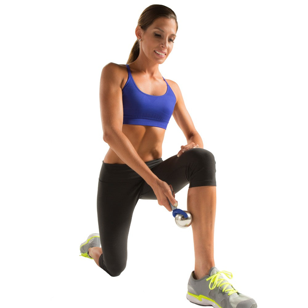 GoFit Polar Roller - High Density Foam Roller for Muscle Recovery & Deep Tissue Massage - Perfect for Post-Workout Recovery, Yoga & Physical Therapy