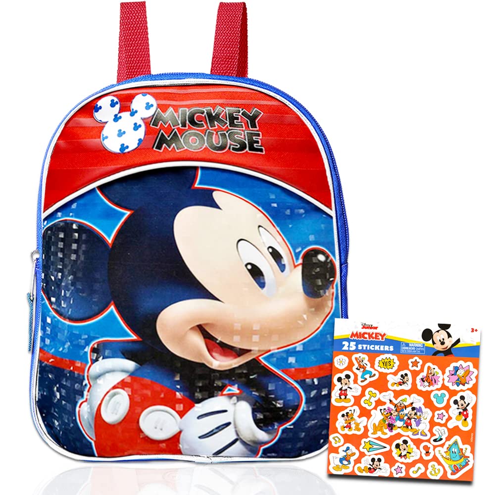 Disney Mickey Mouse Backpack Set for Kids - 11