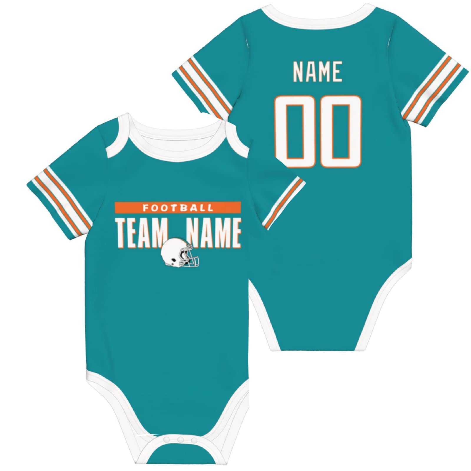 Custom Personalized Baby Clothes Set - 100% Cotton Embroidered Outfit with Name & Number - Perfect Newborn Gift for Christening, Birthday & Photo Shoots