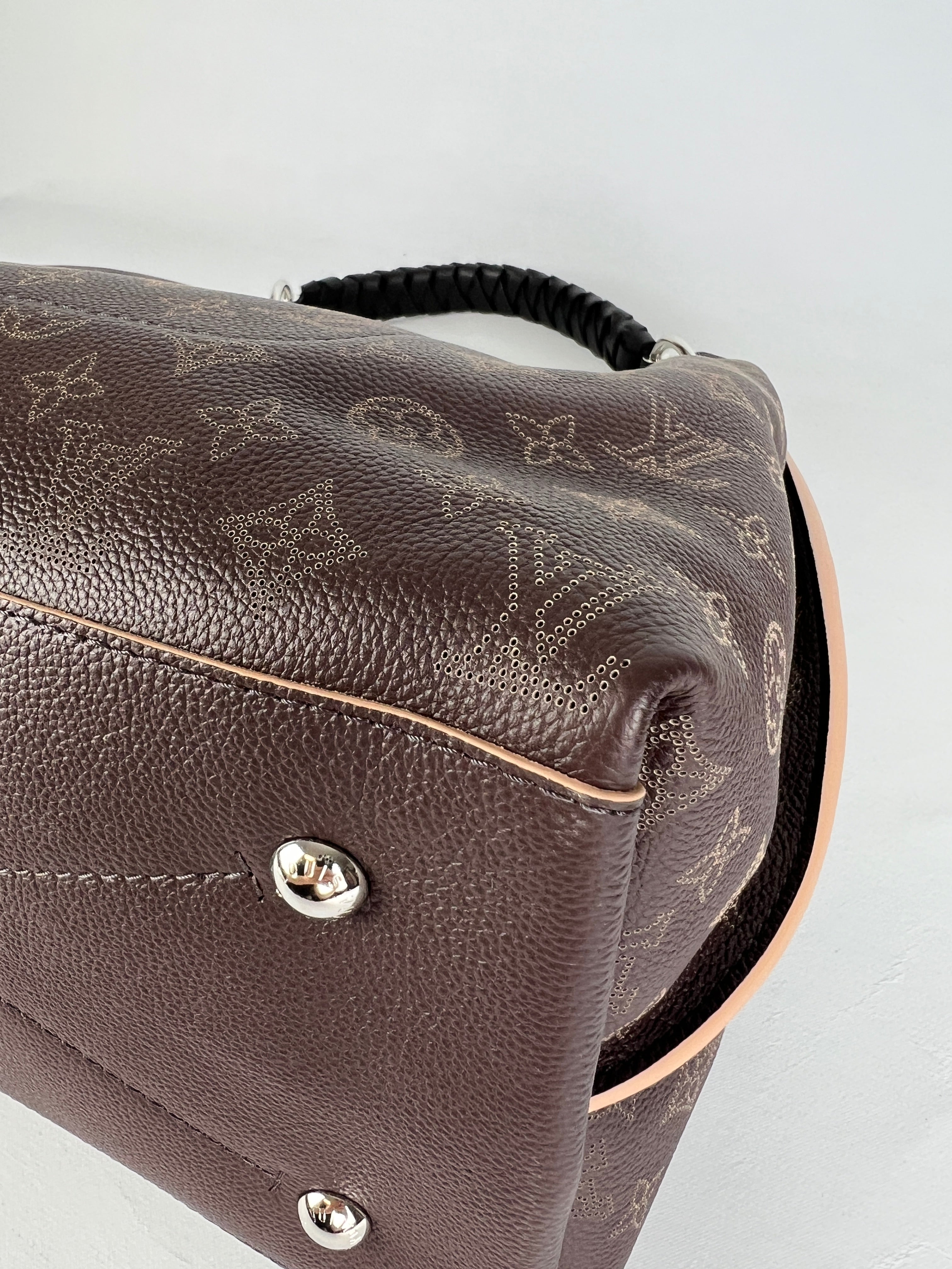 Louis Vuitton Monogram Mahina Carmel Crossbody Bag - Luxury Leather Handbag for Women, Perfect for Work, Travel & Evening Events