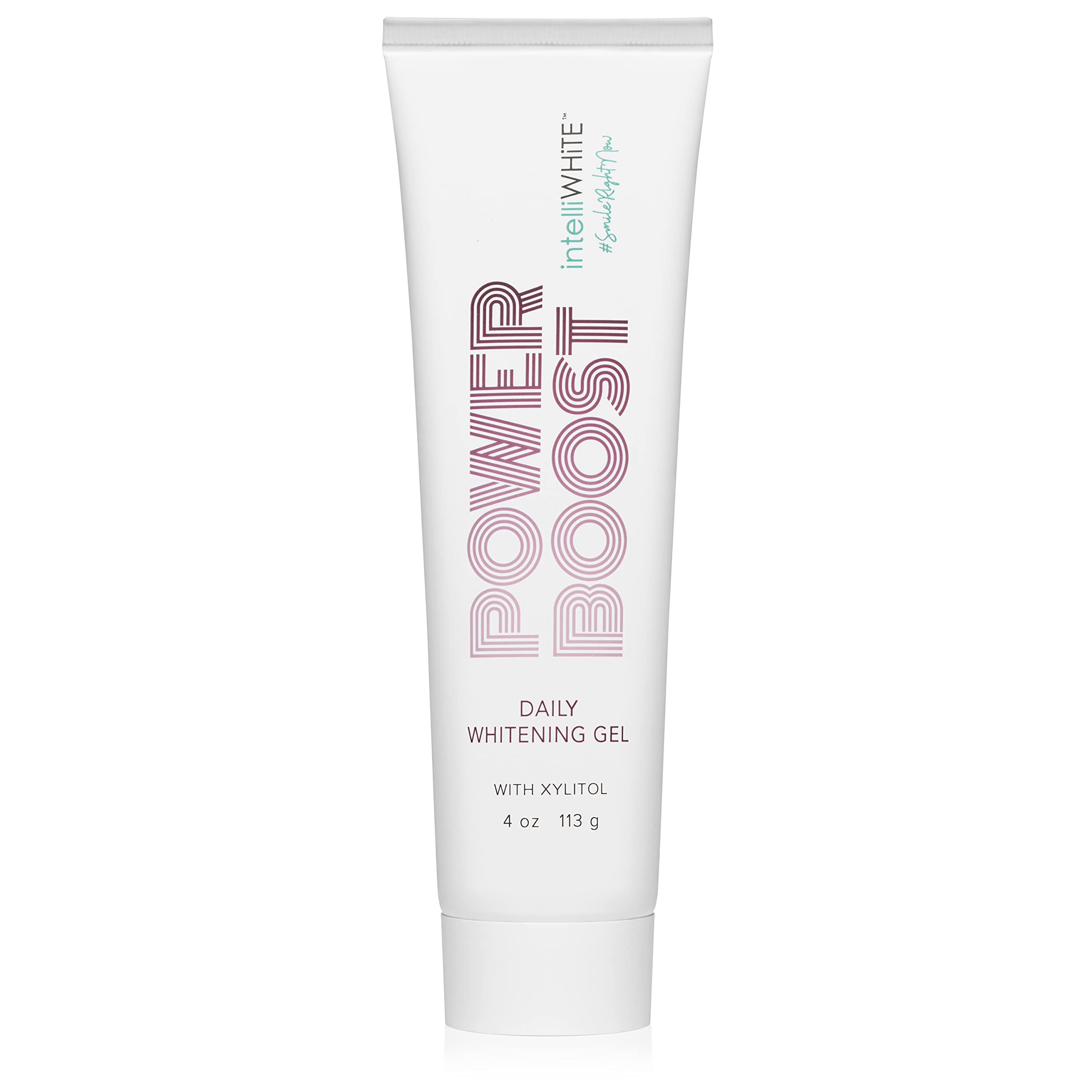 Power Boost Daily Teeth Whitening Gel - 4 oz | Professional Strength Whitening Treatment for Brighter Smile | Perfect for Home Use & Travel