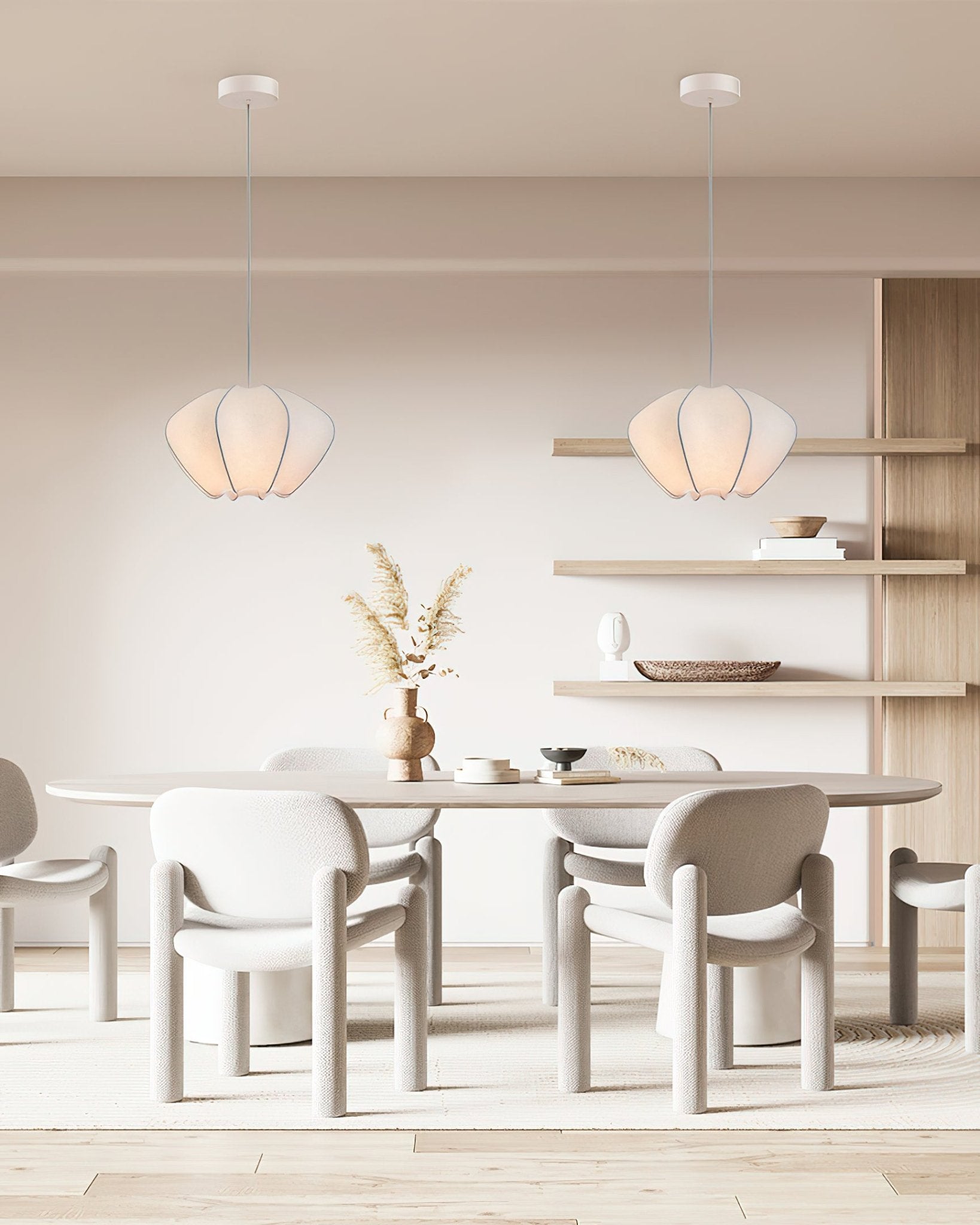 Makoto Pendant Lamp - Modern Japanese Inspired Hanging Light Fixture for Dining Room, Kitchen Island & Bedroom Decor