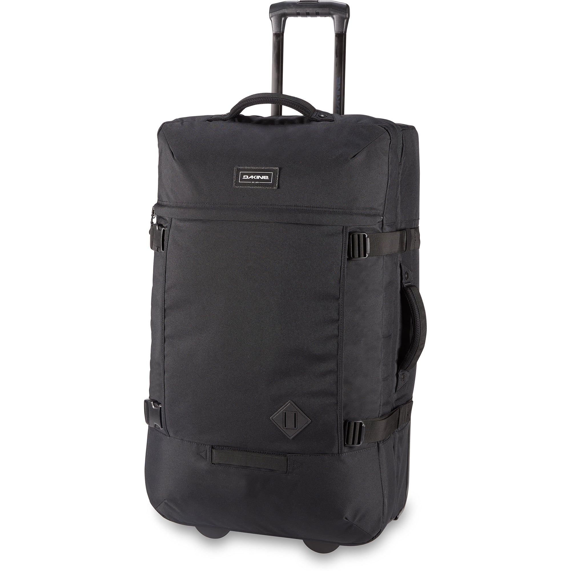 Dakine 365 Roller Bag 100L - Large Black Rolling Duffle Bag for Travel, Sports & Adventure Gear Storage | Perfect for Airplane Check-In, Road Trips & Outdoor Activities