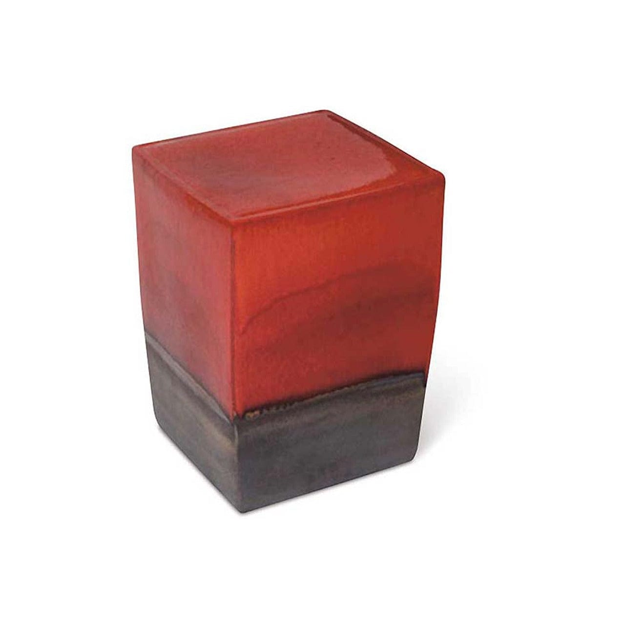 Premium Ceramic Square Cube Set of 2 - Handcrafted Dual Glaze Home Decor for Modern Living Rooms & Office Desks | Elegant Display Piece for Coffee Tables, Bookshelves, and Minimalist Interiors