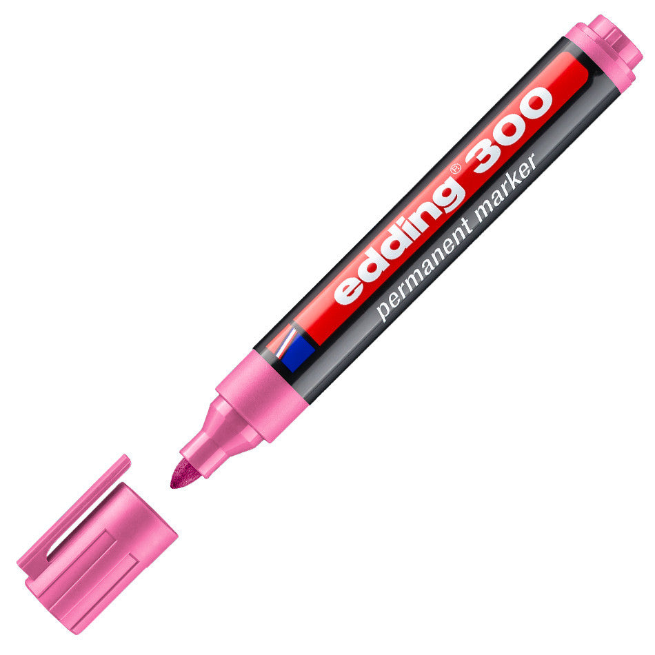 edding 300 Permanent Marker - Black, Fine Point, Waterproof & Fade-Proof - Ideal for Labeling, Organizing & DIY Projects