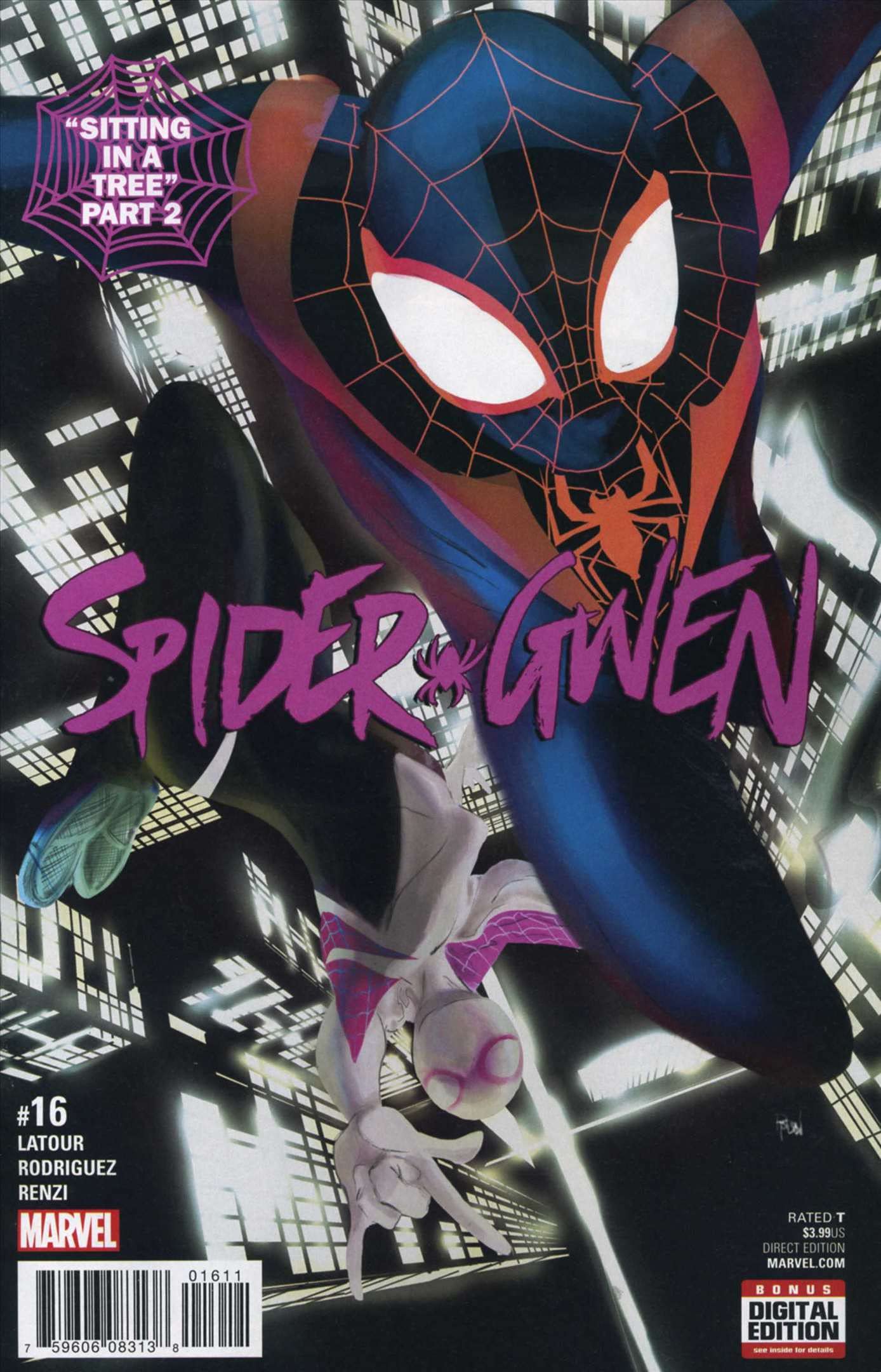 Spider-Gwen (2nd Series) #16 VF/NM Marvel Comic Book | Miles Morales | Collectible Superhero Graphic Novel for Fans & Investors | Perfect for Display, Reading & Comic Book Collections